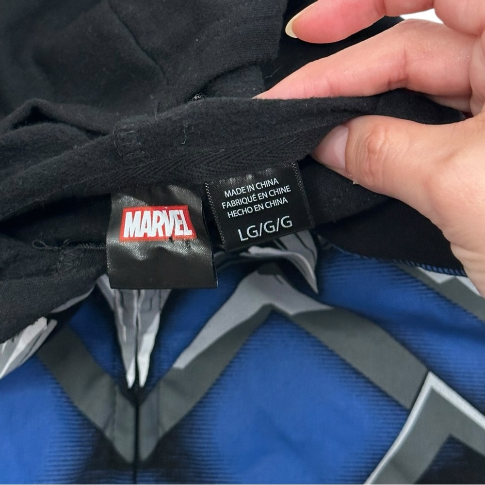 Marvel Black Panther Full Zip Hoodie Boys Large - Picture 2 of 5